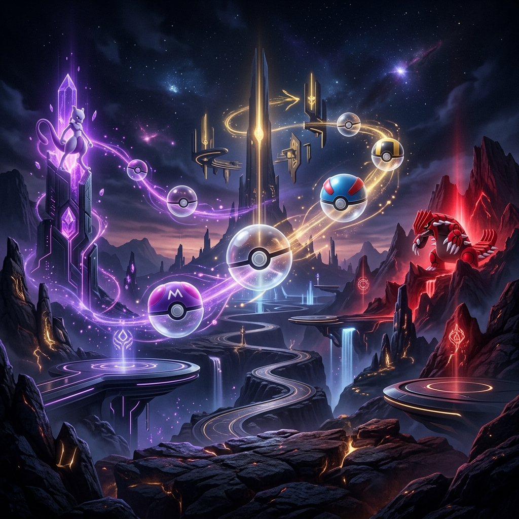 Mystical Pokemon Landscape
